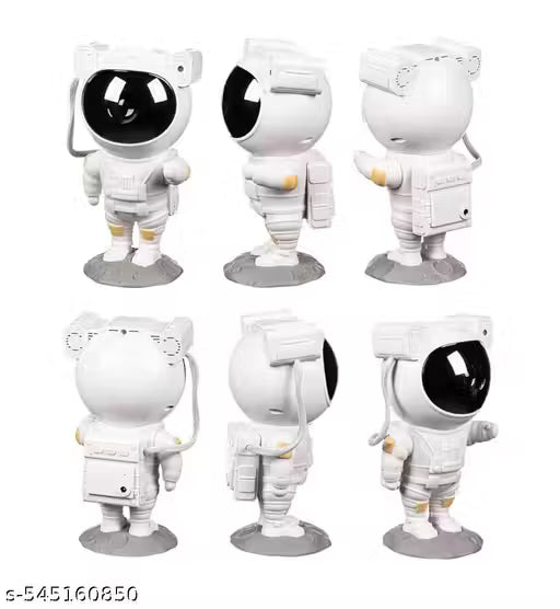 Astronaut Galaxy Projector with Remote Control - 360° Adjustable Timer Kids Astronaut Nebula Night Light, for Gifts,Baby Adults Bedroom, Gaming Room, Home and Party (Corded Electric)