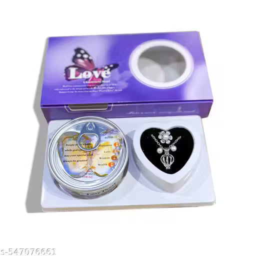 DIY Freshwater Pearl Pendant Necklace Kit with Real Oyster – Elegant Fashion Jewelry for Women